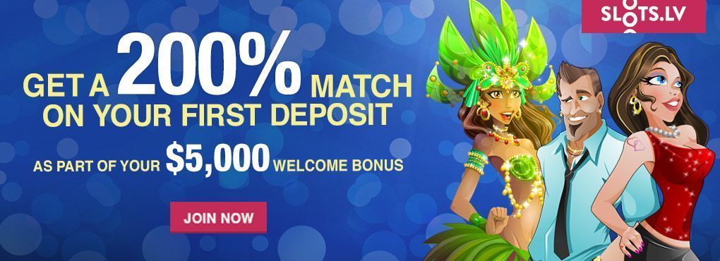 $5,000 in Welcome Bonuses When You Play Slots.lv Casino